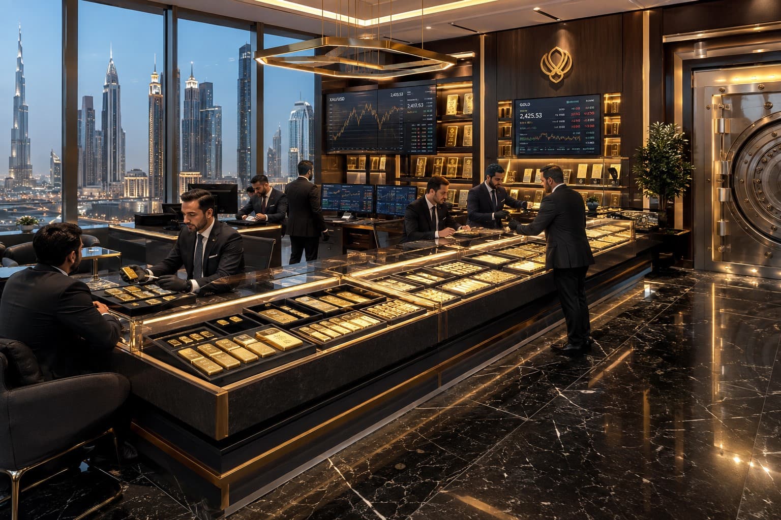 The counter, Al Dagaya — Deira Gold Souk